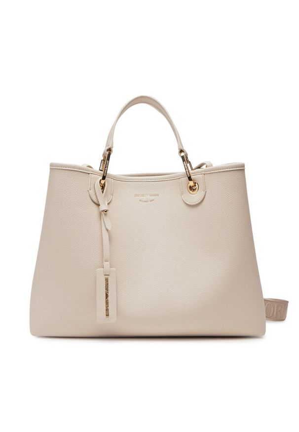 Emporio Armani Torebka EW000360 AF12036 M1051 Écru. Materiał: skórzane