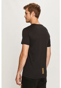 EA7 Emporio Armani t-shirt bawełniany 8NPT51.PJM9Z kolor czarny z nadrukiem. Kolor: czarny. Materiał: bawełna. Wzór: nadruk #3