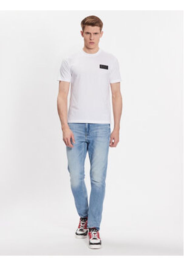 EA7 Emporio Armani T-Shirt 3RPT72 PJ8SZ 1100 Biały Regular Fit. Kolor: biały. Materiał: bawełna