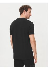 Karl Lagerfeld - KARL LAGERFELD T-Shirt 755085 542221 Czarny Regular Fit. Typ kołnierza: dekolt w karo. Kolor: czarny. Materiał: bawełna #3