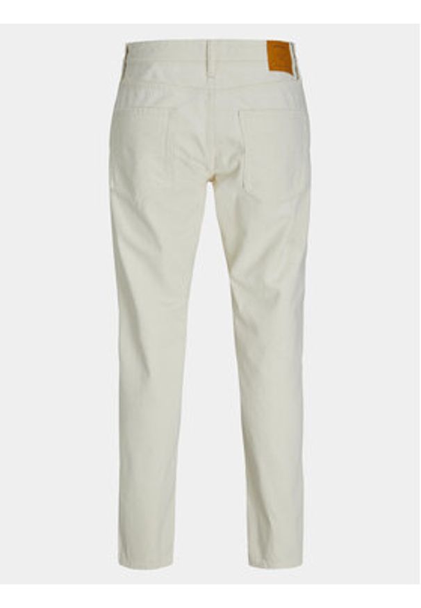 Jack & Jones Jeansy Chris 12252087 Écru Relaxed Fit