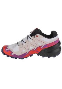 salomon - Buty do biegania damskie Salomon Speedcross 6 Wide. Zapięcie: sznurówki. Kolor: biały. Materiał: tkanina. Szerokość cholewki: normalna. Model: Salomon Speedcross