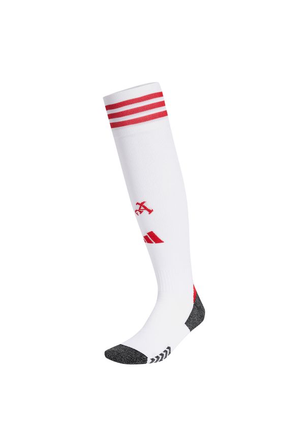 Adidas - Skarpetki domowe Arsenal 2025/26. Kolor: biały. Sport: piłka nożna