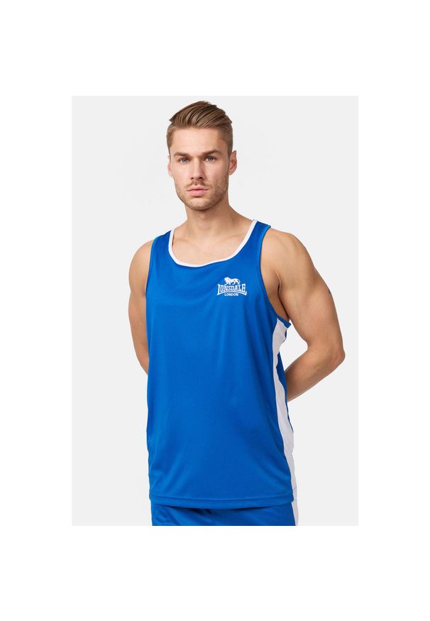 Tank top Lonsdale Amateur. Kolor: niebieski. Sport: fitness
