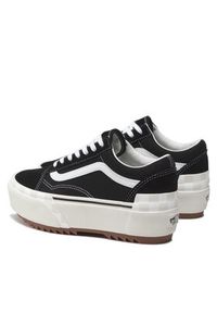 Vans Tenisówki Old Skool Stacked VN0A4U155ZN1 Czarny. Kolor: czarny. Materiał: materiał #3