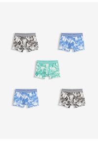 bonprix - Bokserki o dopasowanym fasonie z miękką bawełną (5 szt.). Kolor: szary. Materiał: bawełna. Długość: krótkie #2