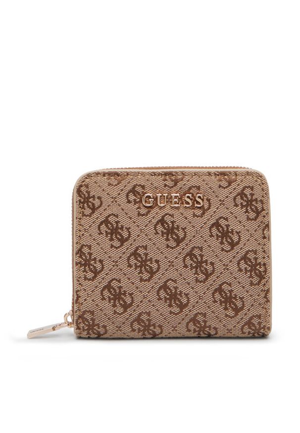 Guess Portfel Jessa Slg bezSWJG83 62137 Beżowy. Kolor: beżowy. Materiał: skóra