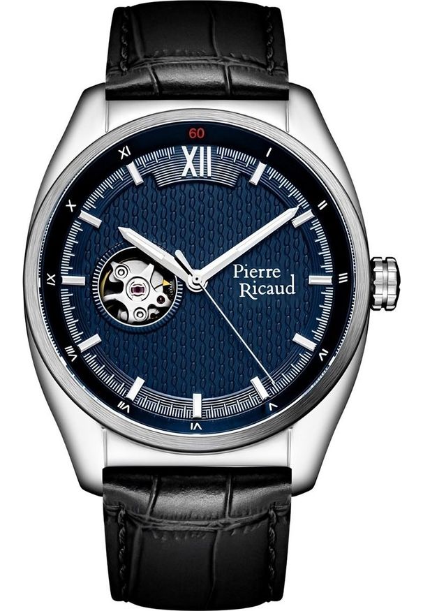 Zegarek Pierre Ricaud Zegarek męski Pierre Ricaud P60052.5265A czarny. Kolor: czarny