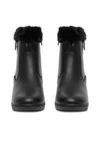 Clara Barson Botki CEO-RE23F677-5 Czarny. Kolor: czarny. Materiał: skóra, materiał #6