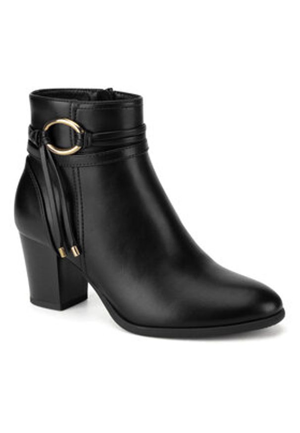 Clara Barson Botki CEO-WS6628-01 Czarny. Kolor: czarny. Materiał: materiał, syntetyk