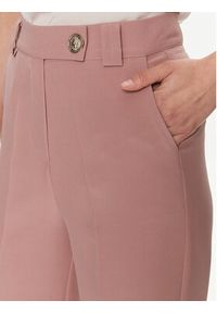 Maryley Spodnie materiałowe 24EB537/43BH Różowy Straight Leg. Kolor: różowy. Materiał: syntetyk #3
