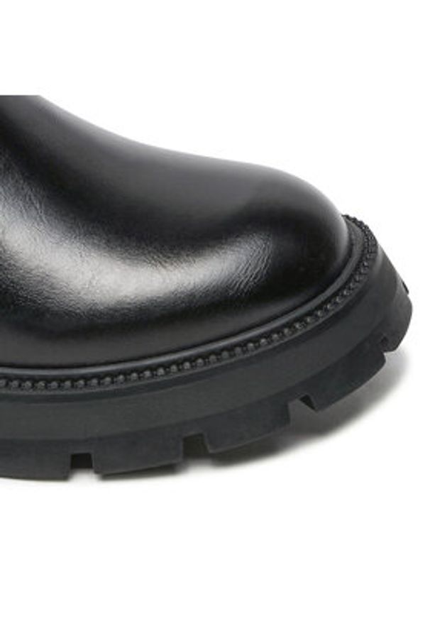 Jenny Fairy Kozaki LS5873-02 Czarny. Kolor: czarny. Materiał: skóra