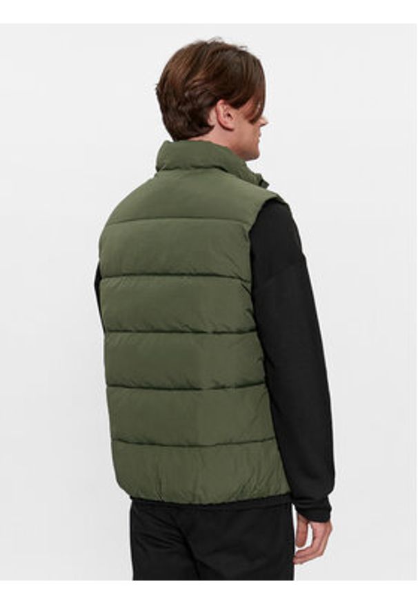 Calvin Klein Bezrękawnik Crinkle K10K110334 Zielony Regular Fit. Kolor: zielony. Materiał: syntetyk. Długość rękawa: bez rękawów