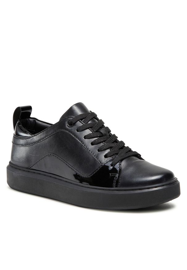 Sneakersy Sergio Bardi WI16-A1005-08SB Black. Kolor: czarny. Materiał: skóra