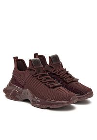 Steve Madden Sneakersy Maxilla SM19000110 Bordowy. Kolor: czerwony. Materiał: materiał #4