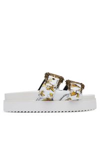 Klapki Versace Jeans Couture. Kolor: biały