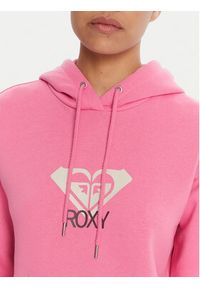 Roxy Bluza ERJFT05020 Różowy Regular Fit. Kolor: różowy. Materiał: bawełna #5