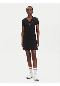 Tommy Jeans Sukienka codzienna DW0DW21172 Czarny Regular Fit. Okazja: na co dzień. Kolor: czarny. Materiał: bawełna. Typ sukienki: proste. Styl: casual