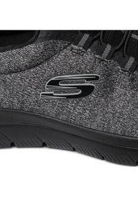 skechers - Skechers Sneakersy Forton 52813/BBK Szary. Kolor: szary. Materiał: materiał #5