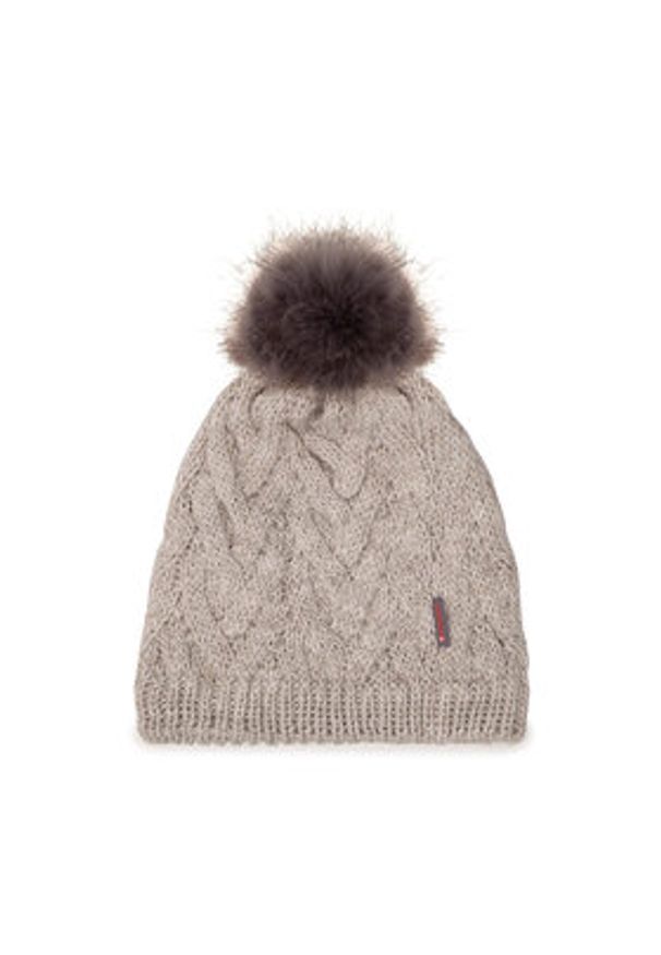 Buff Czapka Knitted & Fleece Hat 123515.014.10.00 Beżowy. Kolor: beżowy. Materiał: materiał