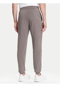 BOSS Spodnie dresowe Mix&Match 50515305 Brązowy Regular Fit. Kolor: brązowy. Materiał: bawełna