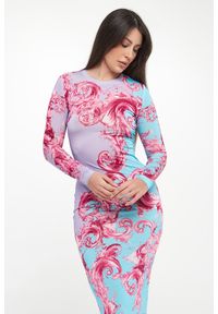 Versace Jeans Couture - Sukienka z nadrukiem VERSACE JEANS COUTURE. Wzór: nadruk #4