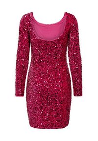 only - ONLY Sukienka koktajlowa 15310181 Różowy Regular Fit. Kolor: różowy. Materiał: syntetyk. Styl: wizytowy