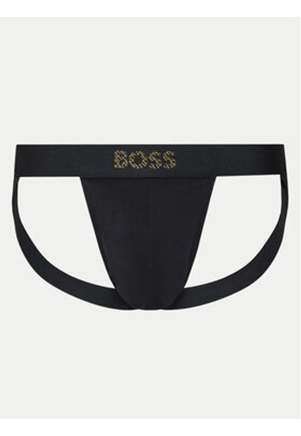 BOSS Komplet slipów Jock Strap 50524439 Czarny. Kolor: czarny. Materiał: bawełna