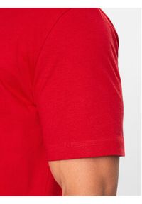 BOSS - Boss T-Shirt 50499973 Czerwony Regular Fit. Kolor: czerwony. Materiał: bawełna