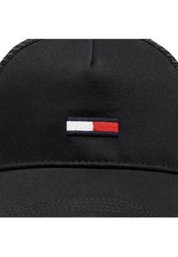 Tommy Jeans Czapka z daszkiem Tjm Elongated Flag Trucker Cap AM0AM12425 Czarny. Kolor: czarny. Materiał: materiał