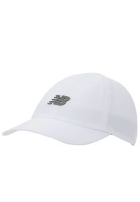 Czapka damska New Balance LAH51007WT - biała. Kolor: biały. Styl: klasyczny