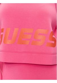 Guess Bluza V3YQ02 K7UW2 Różowy Oversize. Kolor: różowy. Materiał: wiskoza #3
