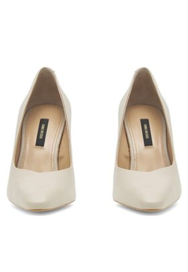 Gino Rossi Czółenka ETNA-112600 Écru. Kolor: kremowy. Materiał: skóra