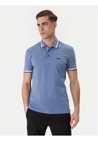 BOSS Polo Paddy 50469055 Niebieski Regular Fit. Typ kołnierza: polo. Kolor: niebieski. Materiał: bawełna #1