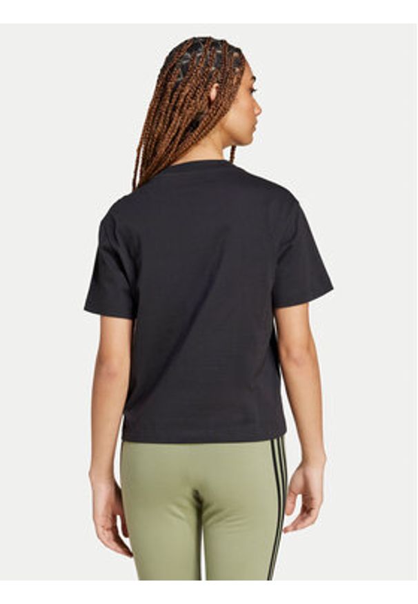 Adidas - adidas T-Shirt Essentials Small Logo JH3690 Czarny Slim Fit. Kolor: czarny. Materiał: bawełna