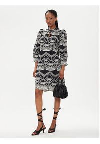 Bruuns Bazaar Sukienka codzienna Abami BBW3919 Czarny Regular Fit. Okazja: na co dzień. Kolor: czarny. Materiał: bawełna. Typ sukienki: proste. Styl: casual #3