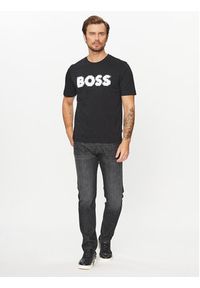 BOSS - Boss T-Shirt Tedigitallogo 50503542 Czarny Regular Fit. Kolor: czarny. Materiał: bawełna #5