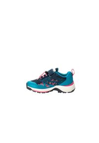 Buty do chodzenia dla dzieci Jack Wolfskin Villi Hiker Texapore Low. Zapięcie: rzepy. Kolor: czarny. Materiał: tkanina, materiał, syntetyk. Szerokość cholewki: normalna. Sport: turystyka piesza #1