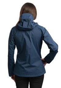 Kurtka przeciwdeszczowa damska Rab Women's Downpour Light Jacket z kapturem. Typ kołnierza: kaptur. Kolor: niebieski