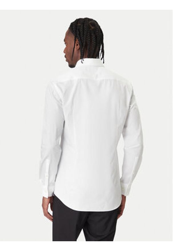 Hugo - HUGO Koszula C-Jason 50293691 Biały Slim Fit. Kolor: biały. Materiał: bawełna