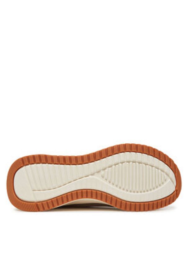 skechers - Skechers Sneakersy Bobs Squad 4-Staple Look 117624/TPE Beżowy. Kolor: beżowy. Materiał: materiał