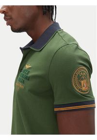 Aeronautica Militare Polo 251PO1859P191 Zielony Regular Fit. Typ kołnierza: polo. Kolor: zielony. Materiał: bawełna #5