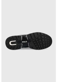Polo Ralph Lauren sneakersy skórzane Polo Jogger PP 809835371002 kolor czarny. Nosek buta: okrągły. Zapięcie: sznurówki. Kolor: czarny. Materiał: skóra #4