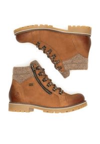 Remonte Trapery D7478-22 Brązowy. Kolor: brązowy. Materiał: nubuk, skóra #5