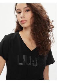 Liu Jo T-Shirt TA4137 J6040 Czarny Regular Fit. Kolor: czarny. Materiał: bawełna