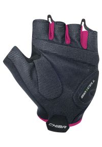 CHIBA - Rękawiczki sportowe unisex Chiba Bioxcell Super Fly. Kolor: czarny, wielokolorowy, różowy. Materiał: dzianina. Sport: kolarstwo #2