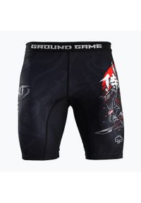 GROUND GAME - Spodenki treningowe męskie Ground Game Vale Tudo Samurai 2.0. Kolor: czarny