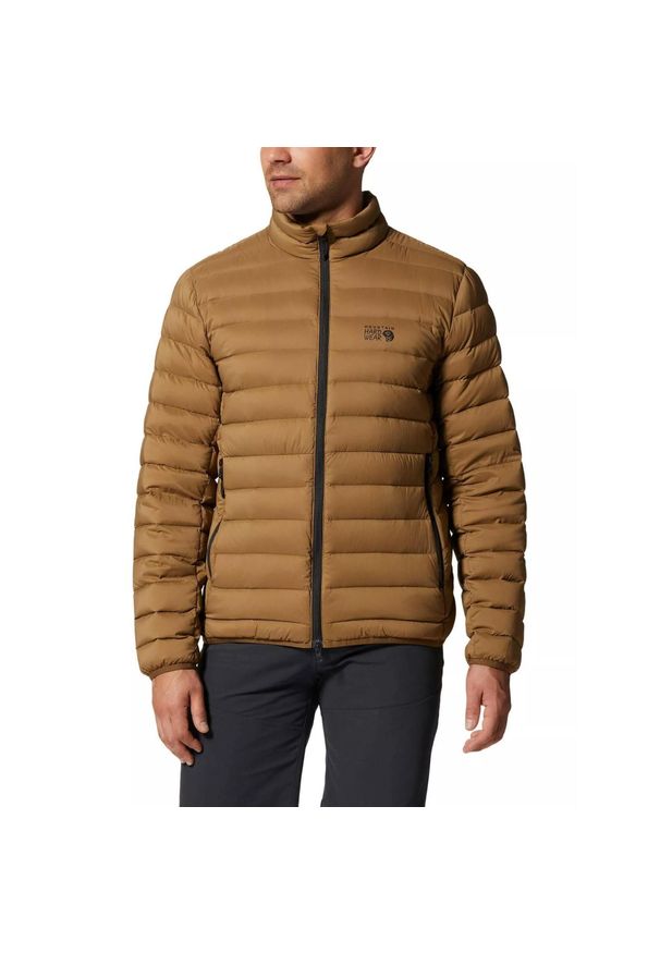 MOUNTAIN HARDWEAR - Kurtka puchowa męska Mountain Hardwear Deloro Down. Kolor: brązowy. Materiał: puch. Sezon: zima. Sport: narciarstwo