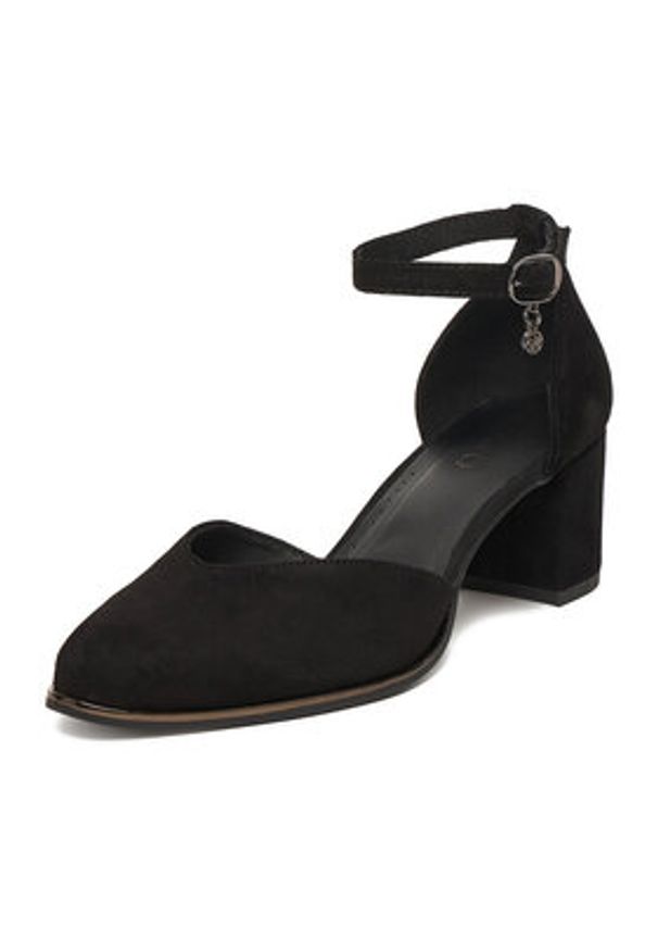 Lasocki Czółenka CEO-WB-VELA-02 Czarny. Kolor: czarny. Materiał: skóra, zamsz