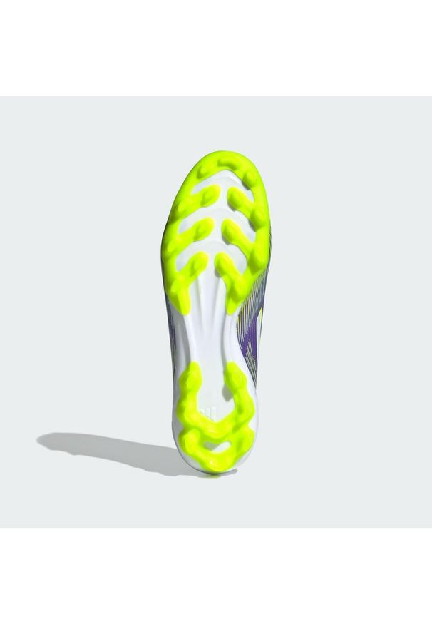 Adidas - Buty F50 League 2G/3G Artificial Grass. Kolor: fioletowy, biały, wielokolorowy, żółty. Sport: piłka nożna